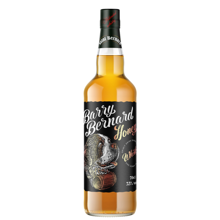Алкогольный напиток Barry Bernard на основе виски с медовым вкусом 0,7л 35%