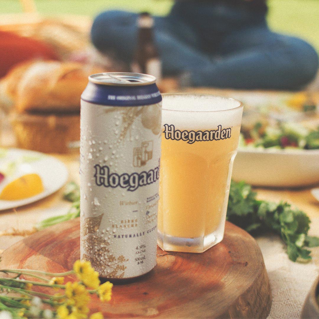 Пиво Hoegaarden White 0,5л 4,9% у бляшаній банці купити