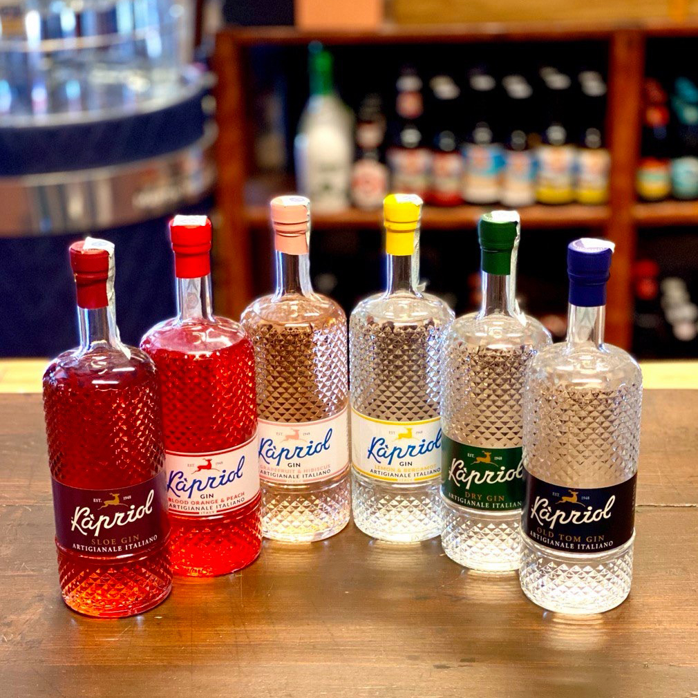 Джин итальянский Kapriol Gin Pompelmo Rosa &amp;Ibisco 0,7л 40,70% в Украине