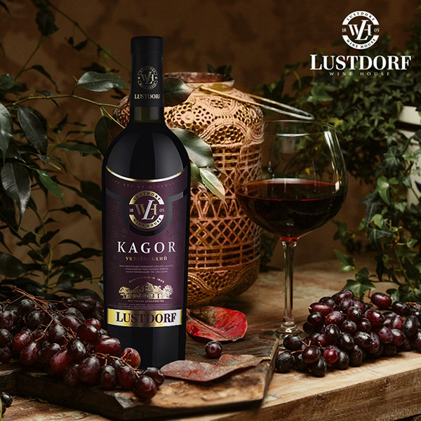 Вино Lustdorf Кагор красное крепленое десертное сладкое 0,75л 16% купить