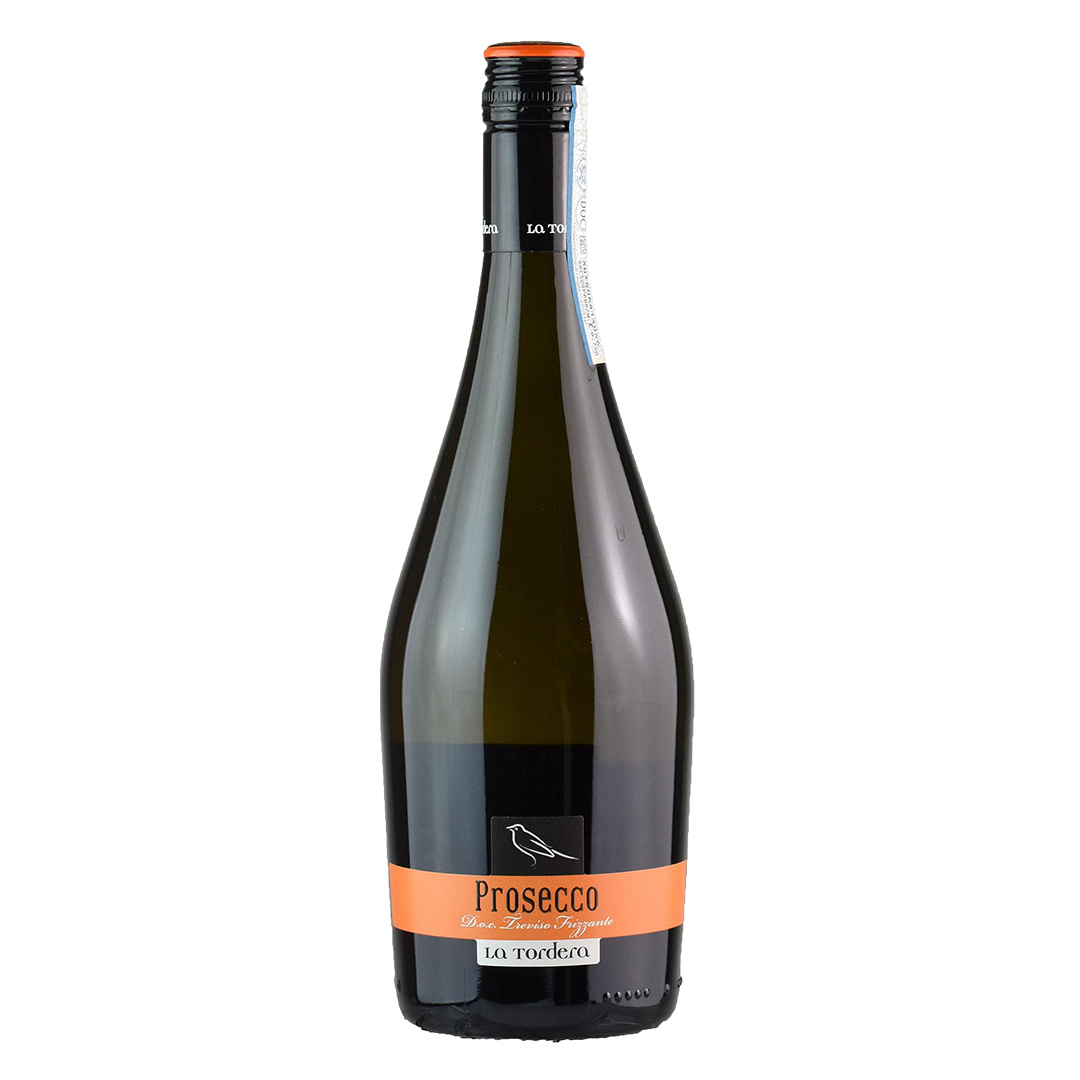 Вино игристое La Tordera Prosecco Treviso Doc Frizzante Brut белое брют 0,75л 10,5%
