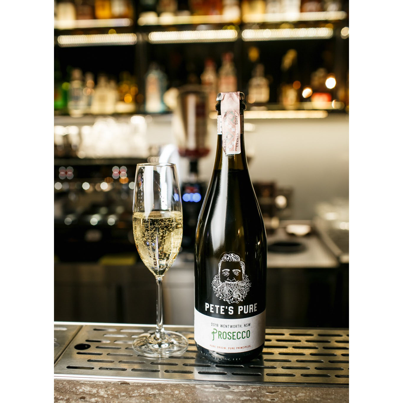Вино игристое Pete’s Pure Prosecco белое сухое 0,75л 9,5% купить
