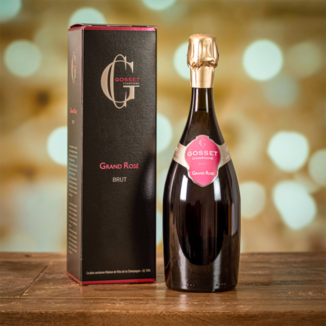 Шампанское Gosset Grand Rose розовый брют 0,375л 12% купить