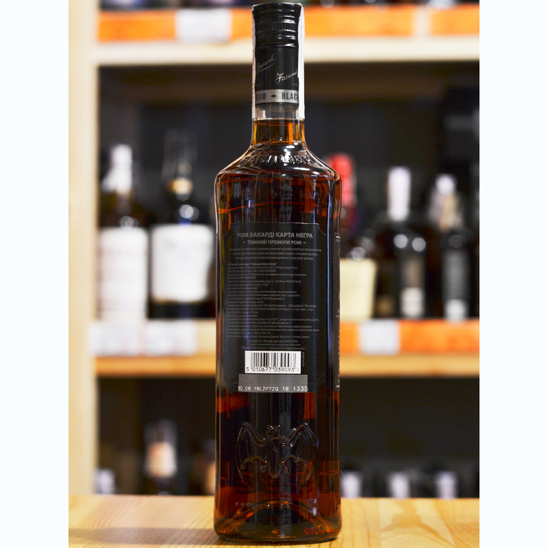 Ром Bacardi Carta Negra 4 года выдержки 1л 40% купить