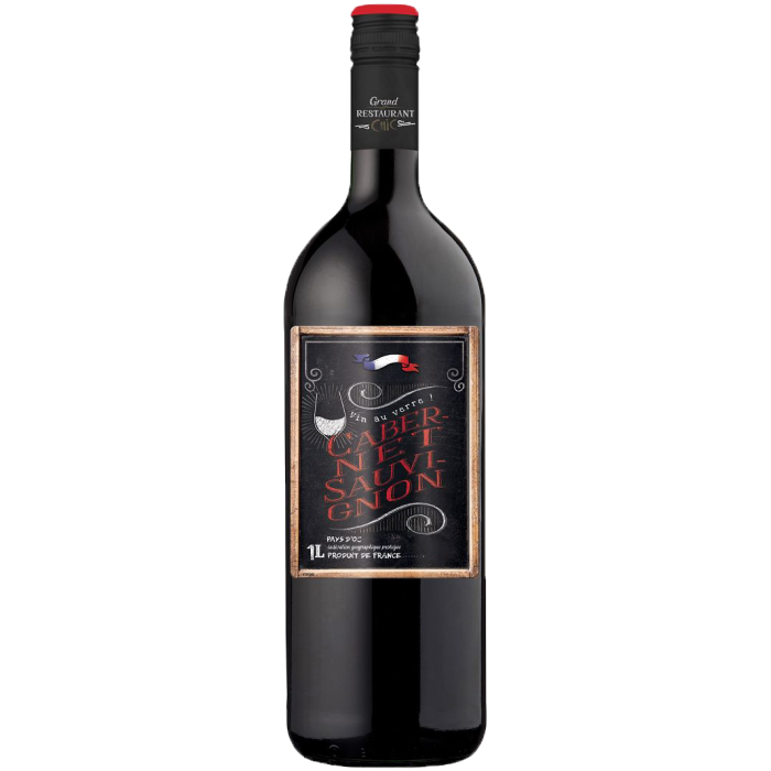 Вино Grand Restaurant Chic Cabernet Sauvignon красное сухое 1л 13%