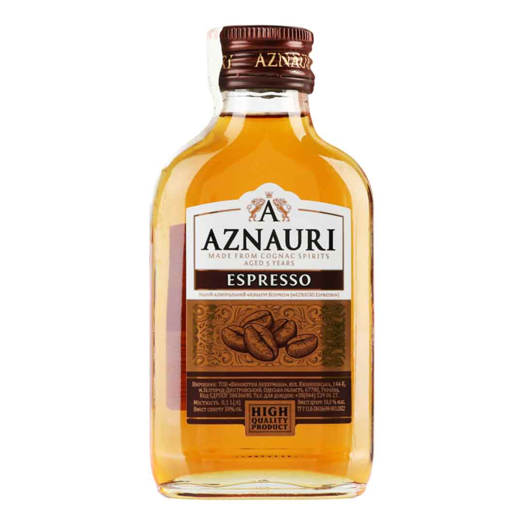 Коньяк Украины Aznauri Espresso 0,1л 30%