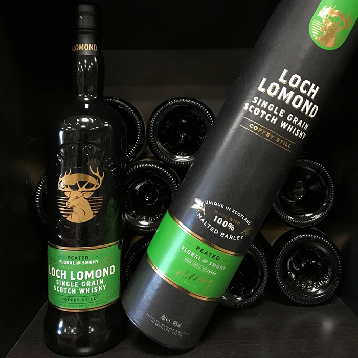 Виски Loch Lomond Peated Single Grain 0,7л 46% купить