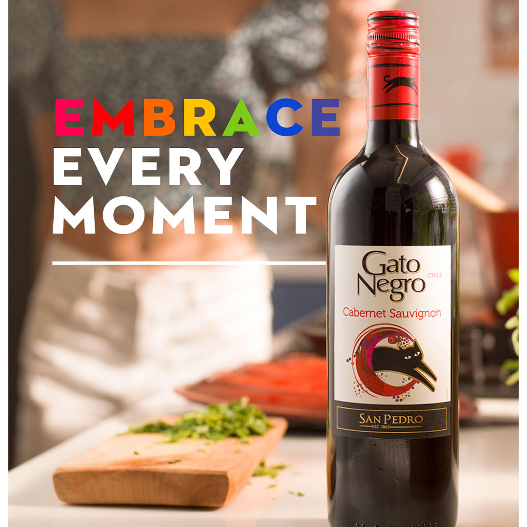 Вино Gato Negro Cabernet Sauvignon червоне сухе 0,75л 13% купити