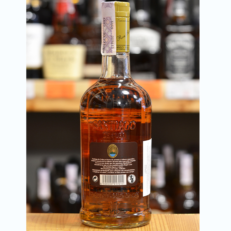 Ром кубинский Santiago De Cuba Anejo 0,7л 38% купить