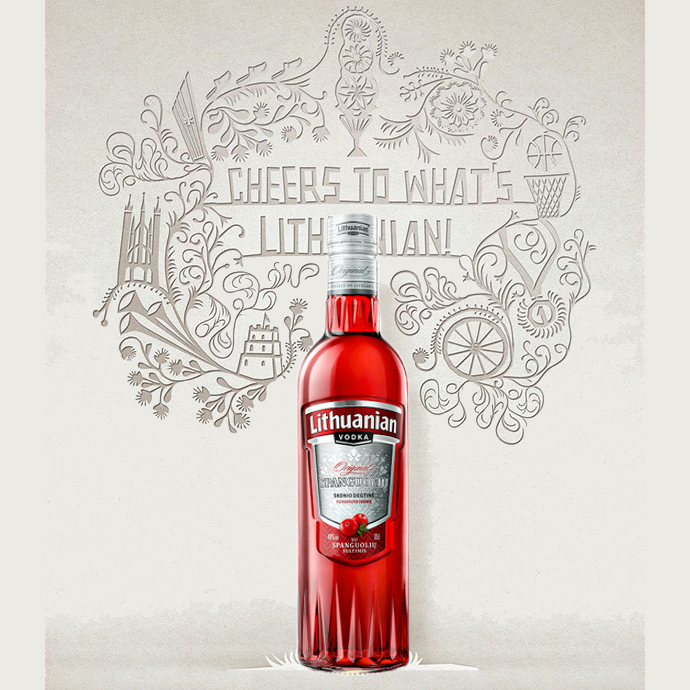 Водка Lithuanian Сranberry 0,5л 40% купить