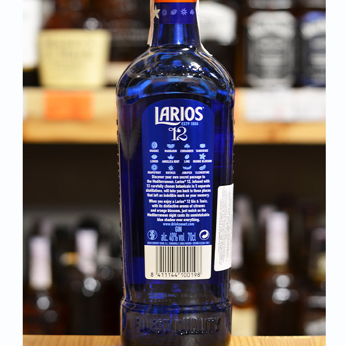 Джин Larios 12 с бокалом 0,7 л 40% купить