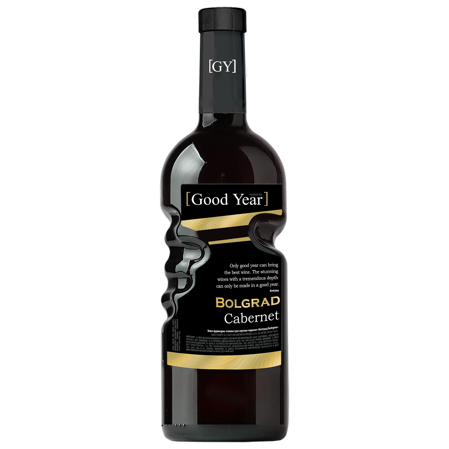 Вино Bolgrad Good Year Cabernet красное сухое 0,75л 9,5-14 %
