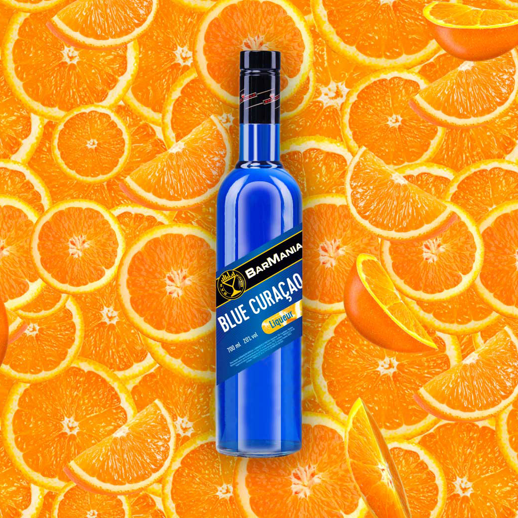 Лікер BarMania Blue Curacao 0,7л 20% купити