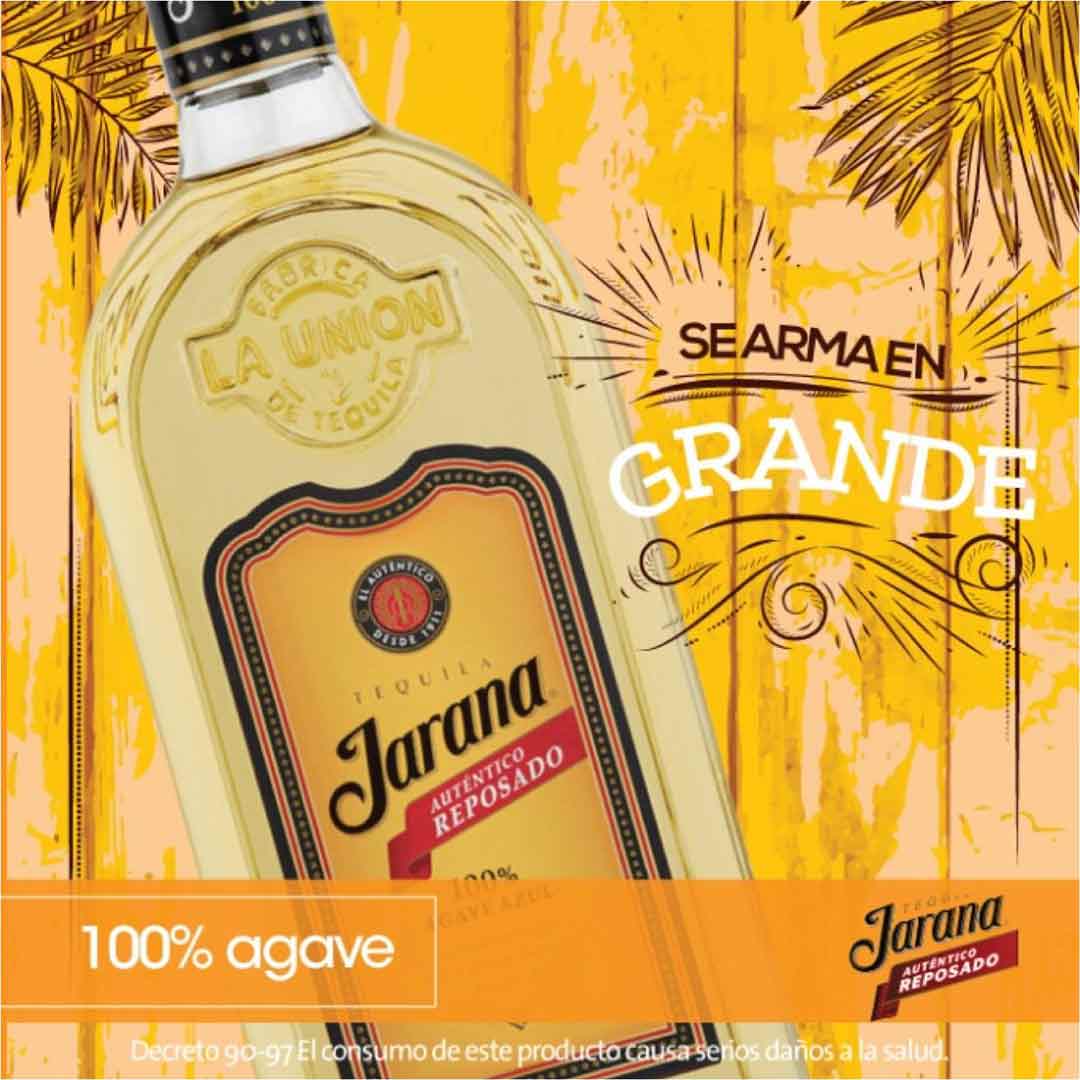 Текіла Jarana Reposado 100% блакитна агава 0,7л 35% купити