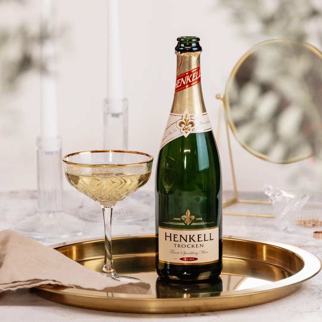 Вино игристое Henkell Trocken белое сухое 0,75л 11,5% купить