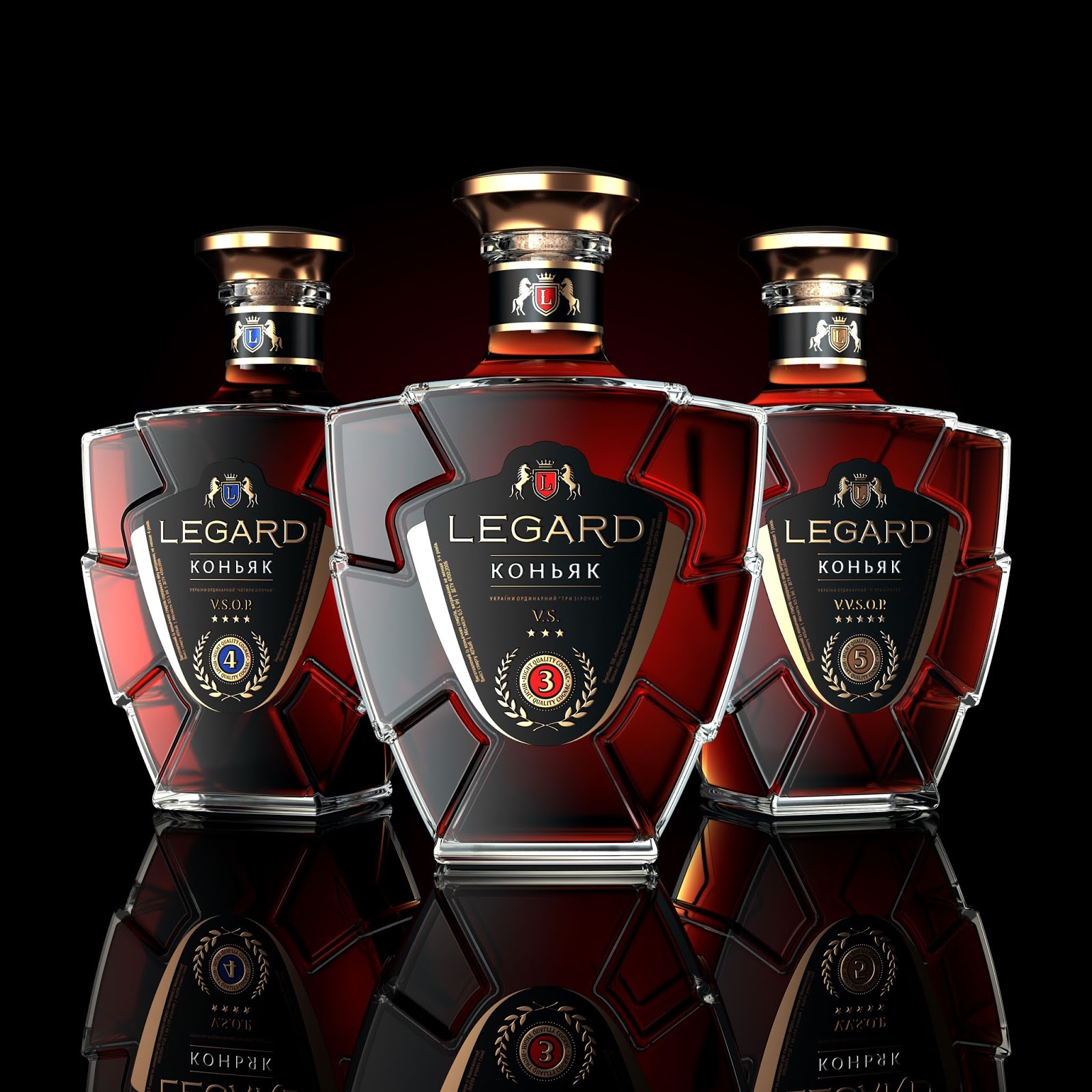 Бренді Legard VSOP ординарний чотири зірочки 0,5л 40% купити