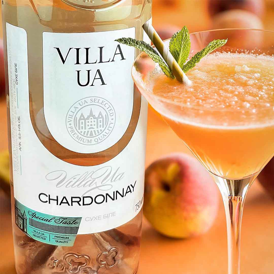 Вино Villa UA Chardonney белое сухое 0,75л 9,5-13% купить