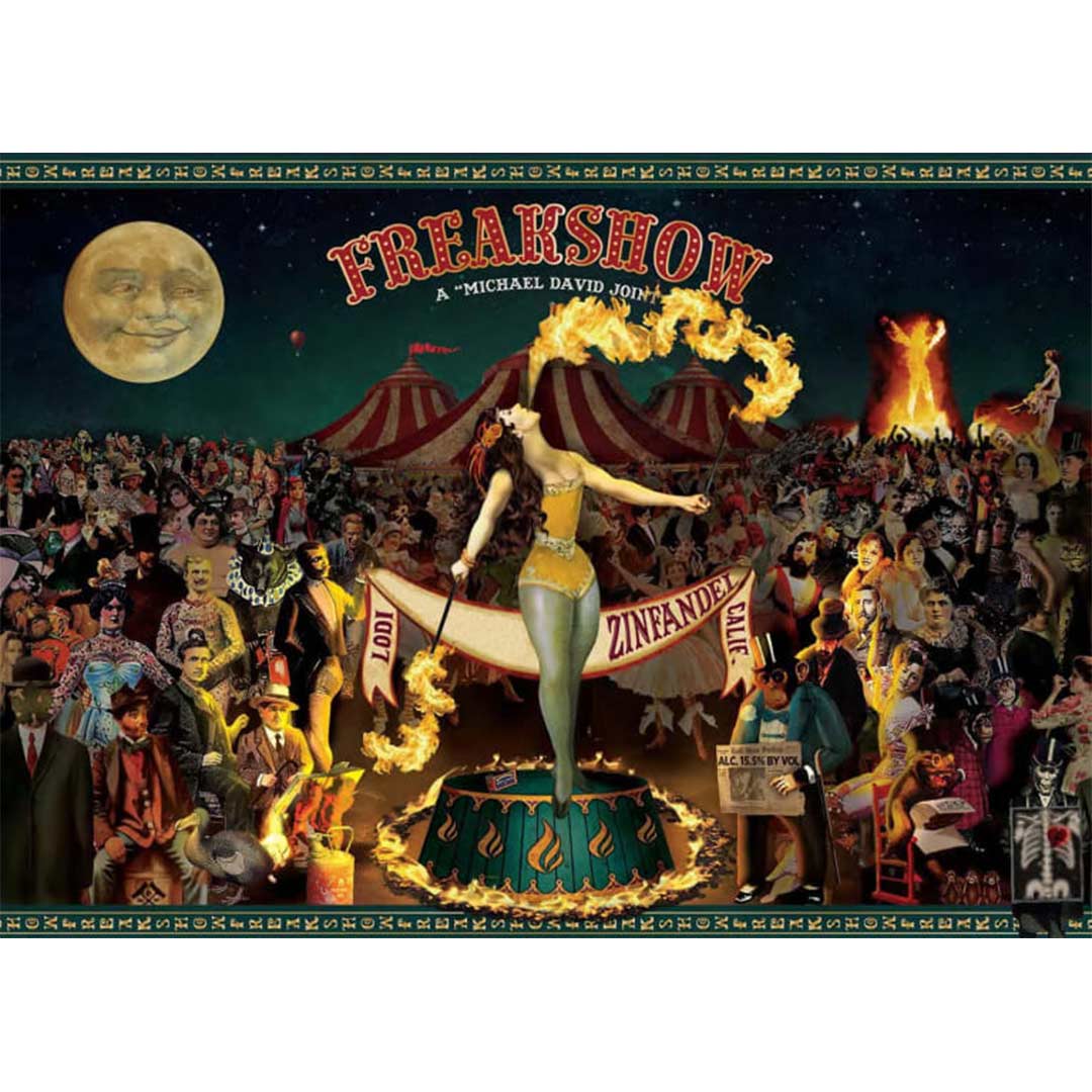 Вино Michael David Freakshow Zinfandel красное сухое 0,75л 15,5% в Украине