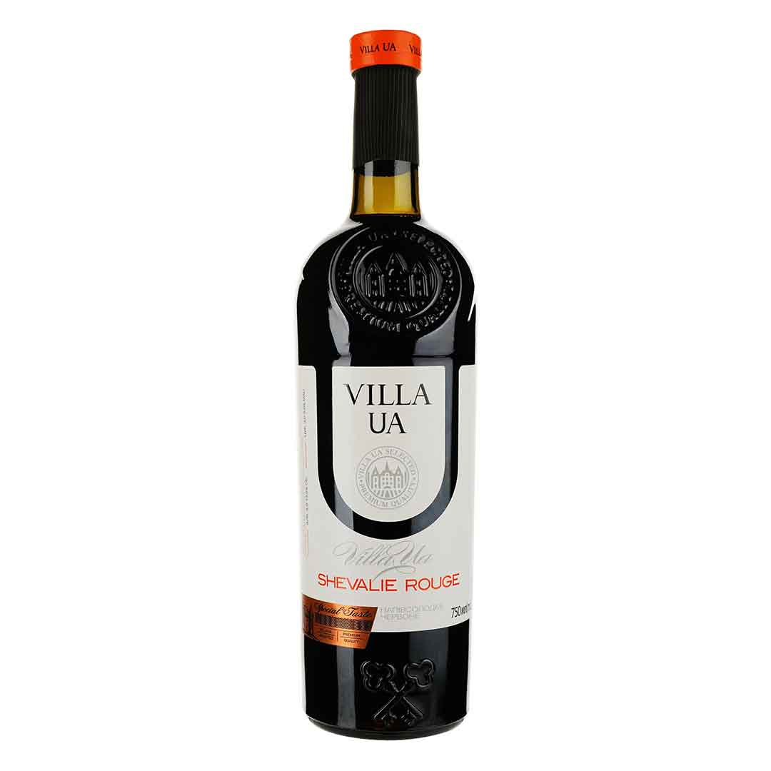 Вино Villa UA Shevalie Rouge червоне напівсолодке 0,75л 10-13%