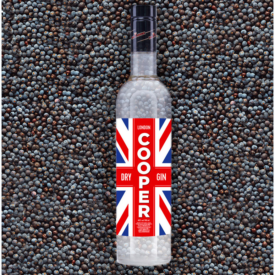 Настойка Джин BarMania Cooper 0,7л 40% купить