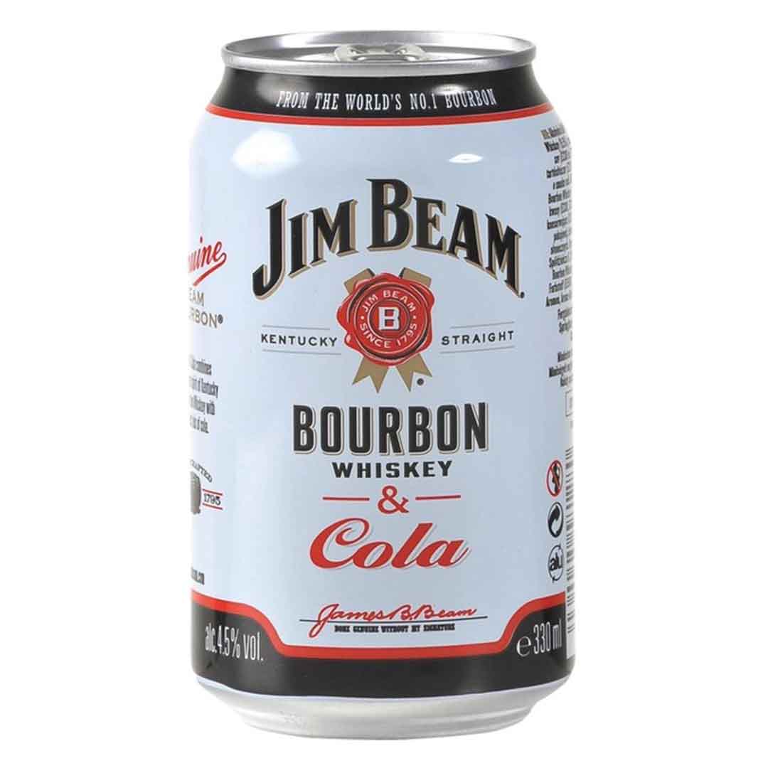 Напиток слабоалкогольный Jim Beam Whiskey-Cola 0,33 л 4,5% ж/б