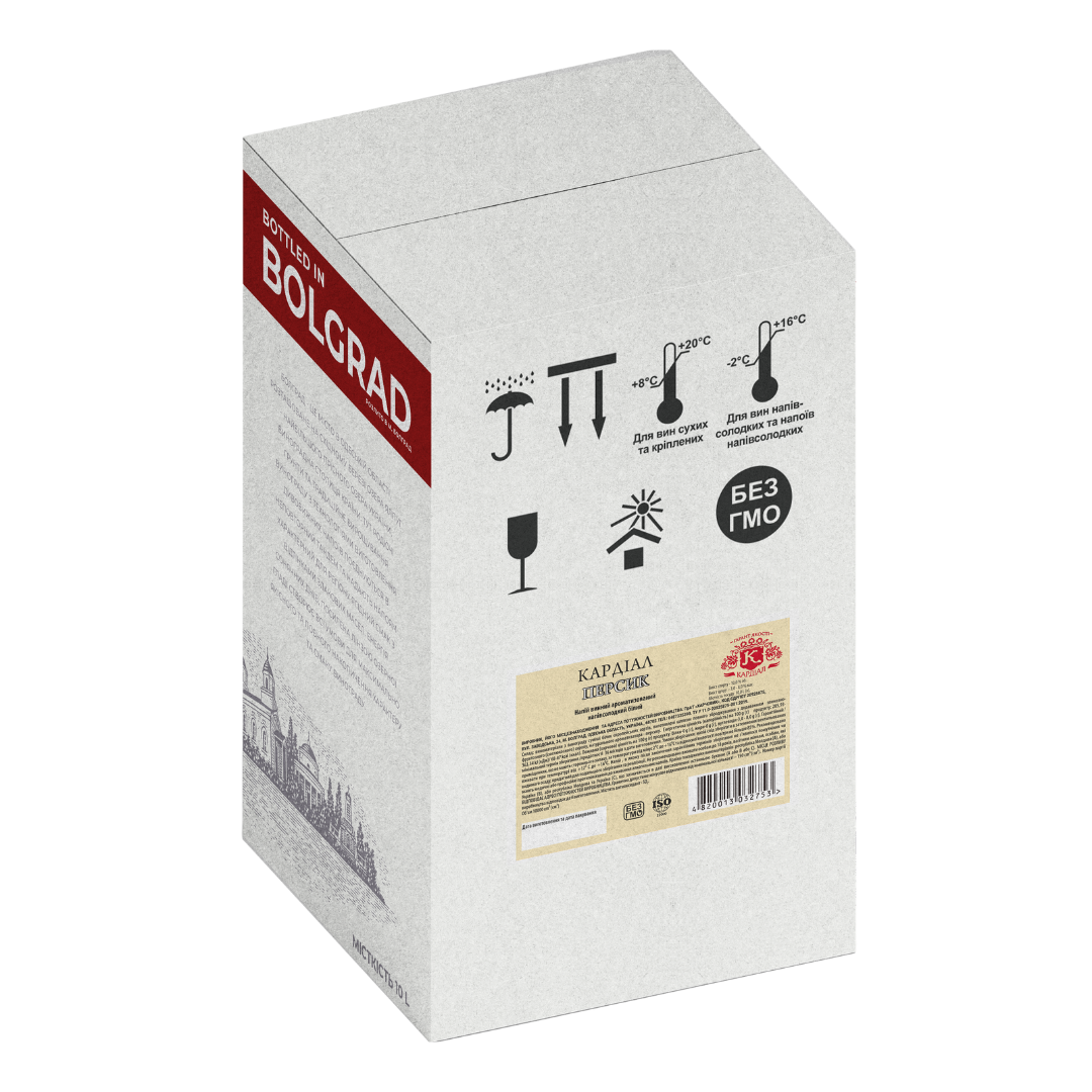Напиток винный Болград Кардиал Персик белый 10л 9-12% купить