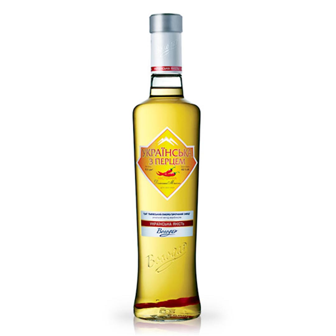 Настойка горькая Украинская с перцем 0,5л 40%