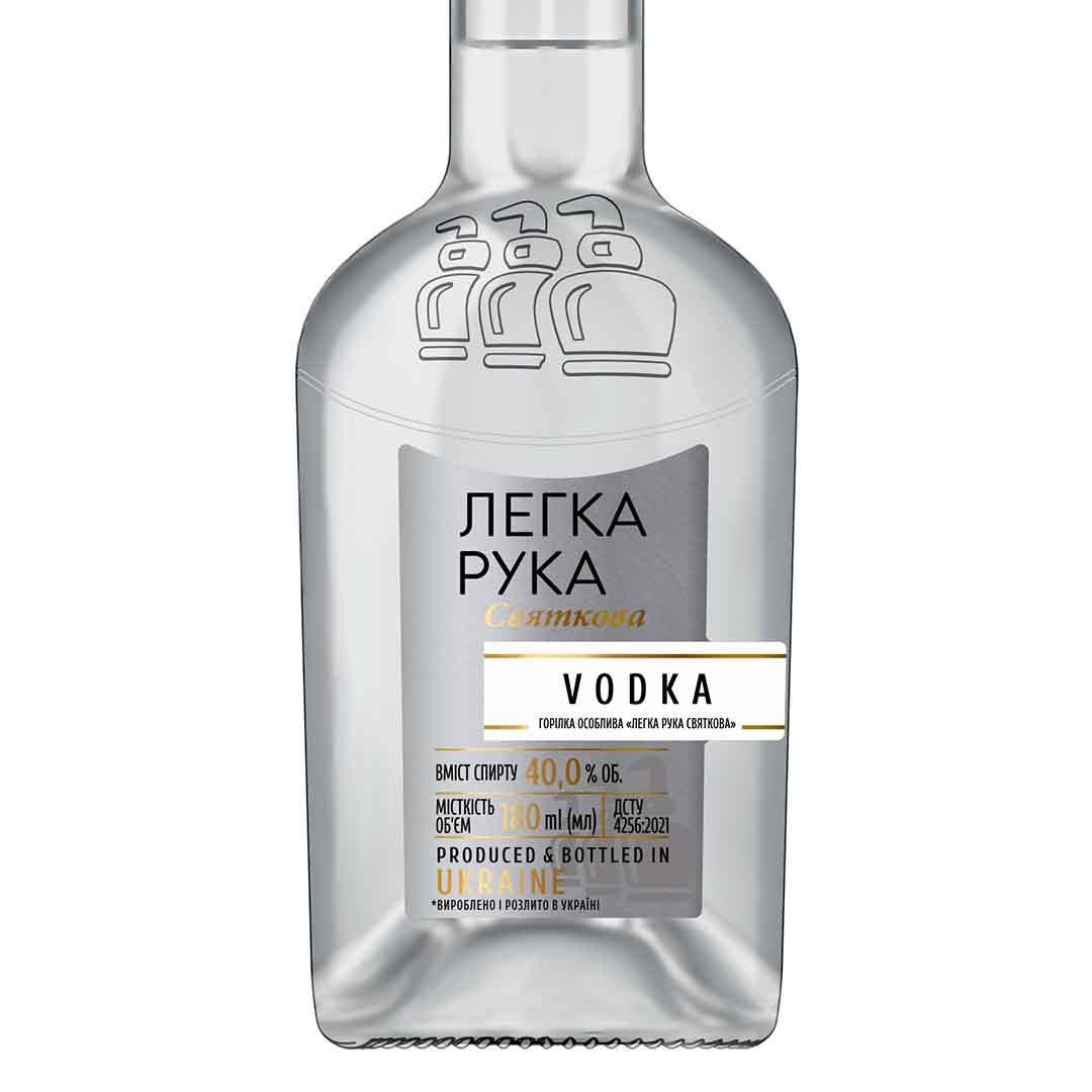 Водка Легка Рука Праздничная 0,18л 40% купить