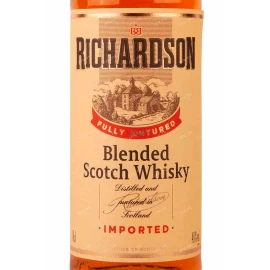 Виски Richardson 0,7л 40% купить