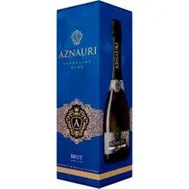 Вино игристое Aznauri белое брют 0,75л 10-13%