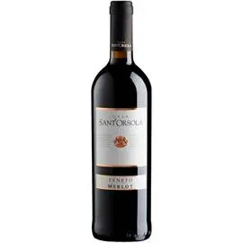 Вино SantOrsola Veneto Merlot красное сухое 0,75л 11,5%