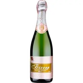 Игристое вино Колонист Биссер белое брют 0,75л 11,5%