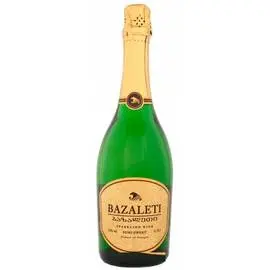 Вино игристое Bazaleti белое полусладкое 0,75л 12%