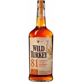 Бурбон Wild Turkey 81 до 8 лет выдержки 1 л 40,5%