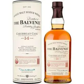 Виски односолодовый Balvenie Caribbean Cask 14 лет выдержки 0,7 л 43%