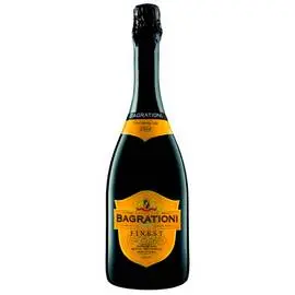 Вино игристое Bagrationi Finest Brut белое 0,75л 12%