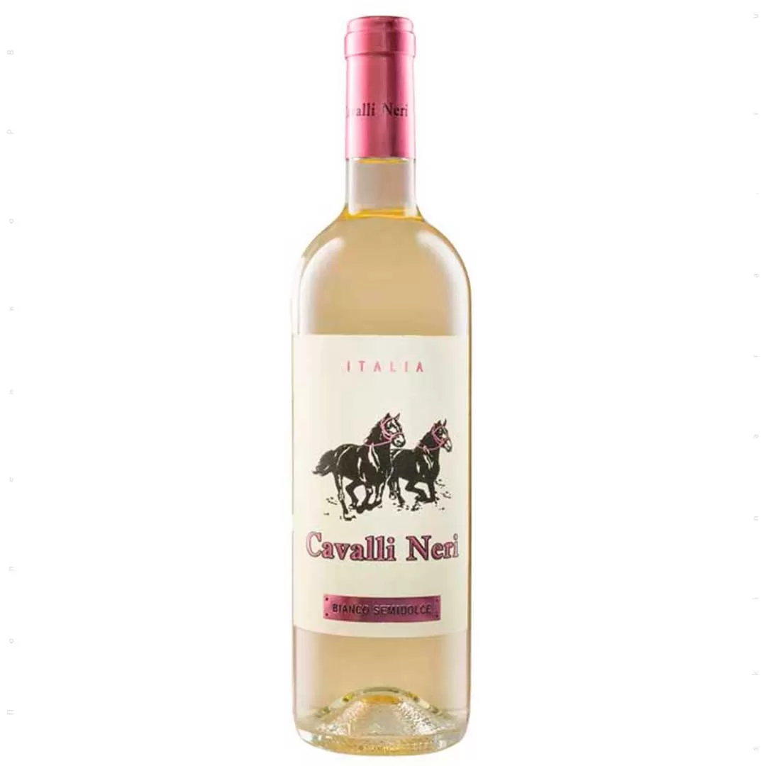 Вино Cavalli Neri Bianco Italiano Semi-Dolce біле напівсолодке 0,75л 12%