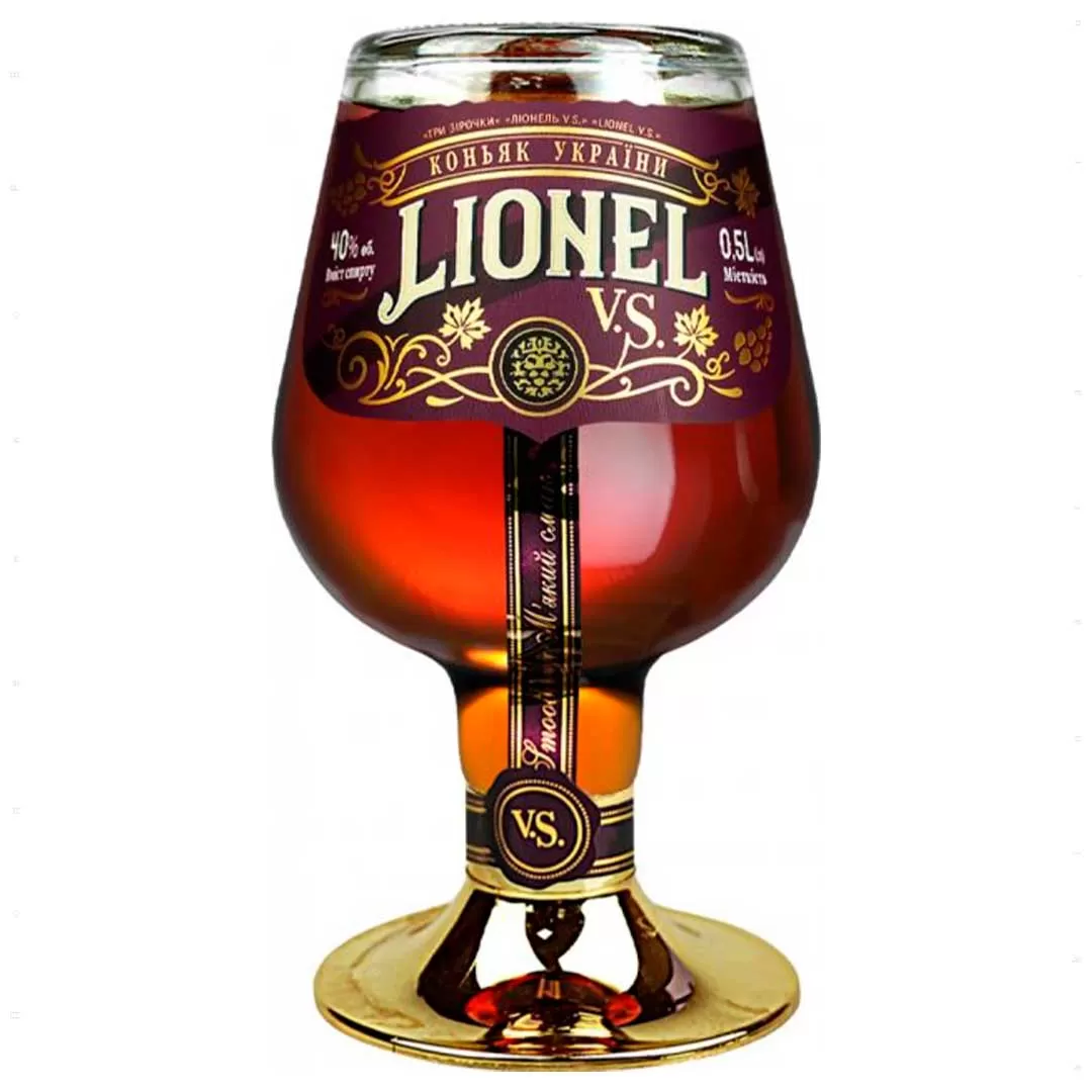 Коньяк Украины Lionel V.S 3 года выдержки 0,5 л 40%