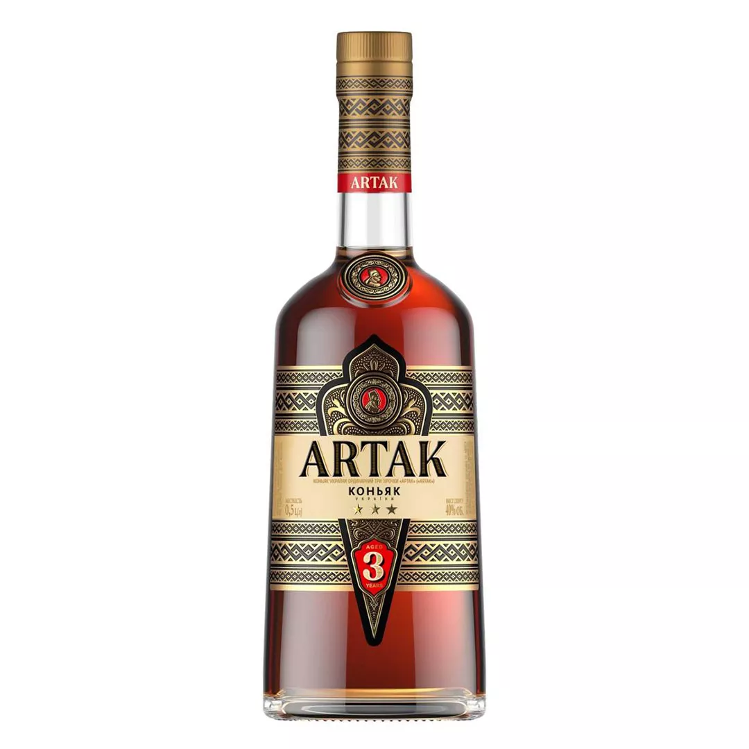 Коньяк Украины Artak 3 года выдержки 0,5л 40%