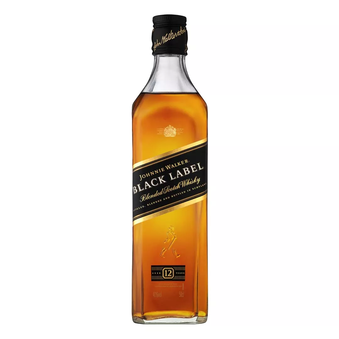 Виски Johnnie Walker Black label 12 лет выдержки 0,5 л 40%