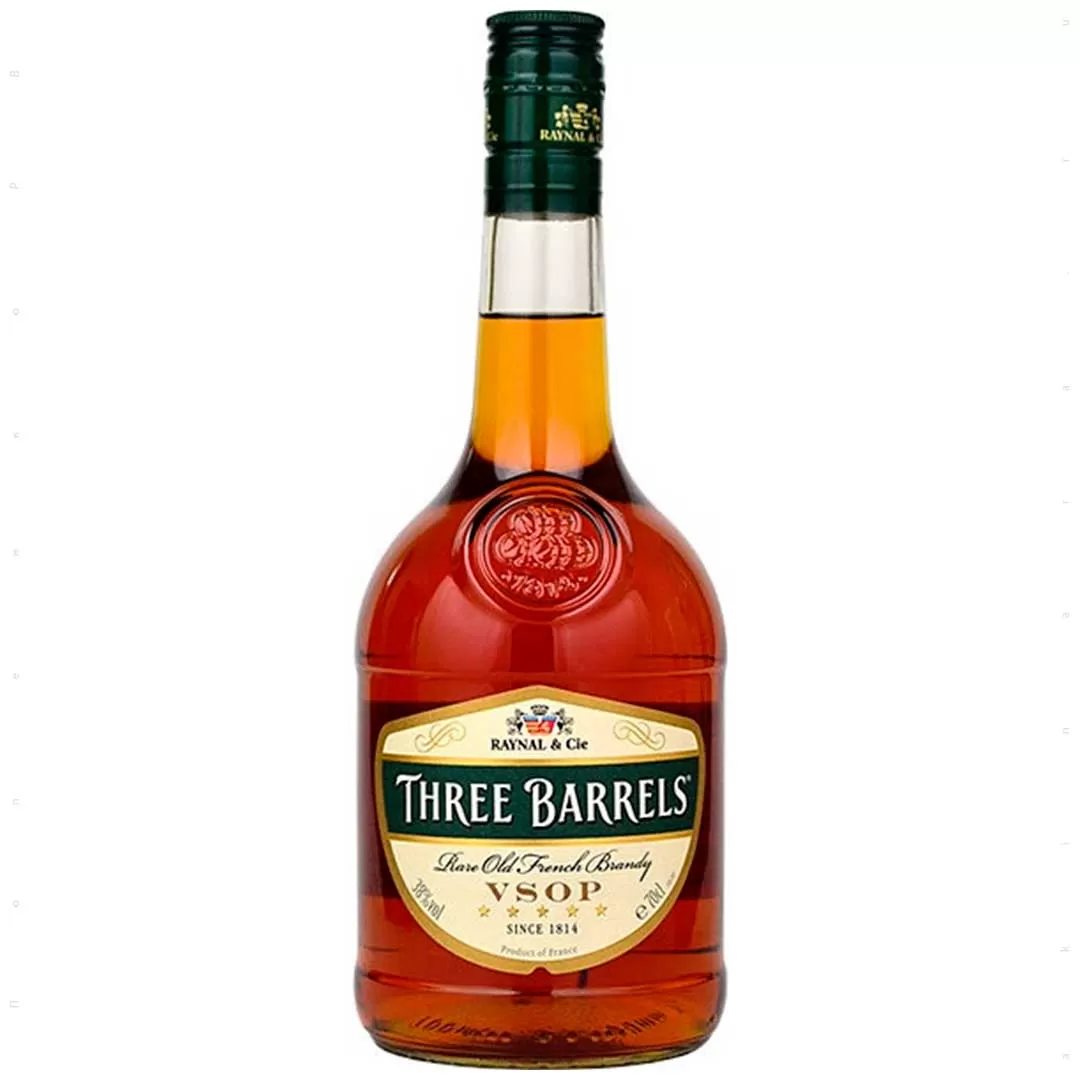 Бренди Three Barrels VSOP 0,7 л 38%