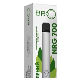 Одноразовая электронная сигарета БРО ЭНЕРДЖИ Зелёная (virginia gold) 700 затяжек 2мл 2%