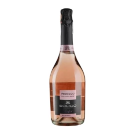 Вино игристое розовое брют Soligo Prosecco Treviso Millesimato Rose 0,75л 11,5%