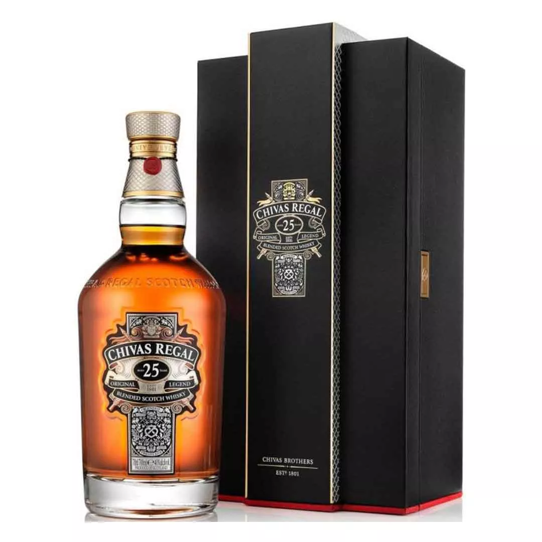 Виски Chivas Regal 25 лет выдержки 0,7л 40% в коробке