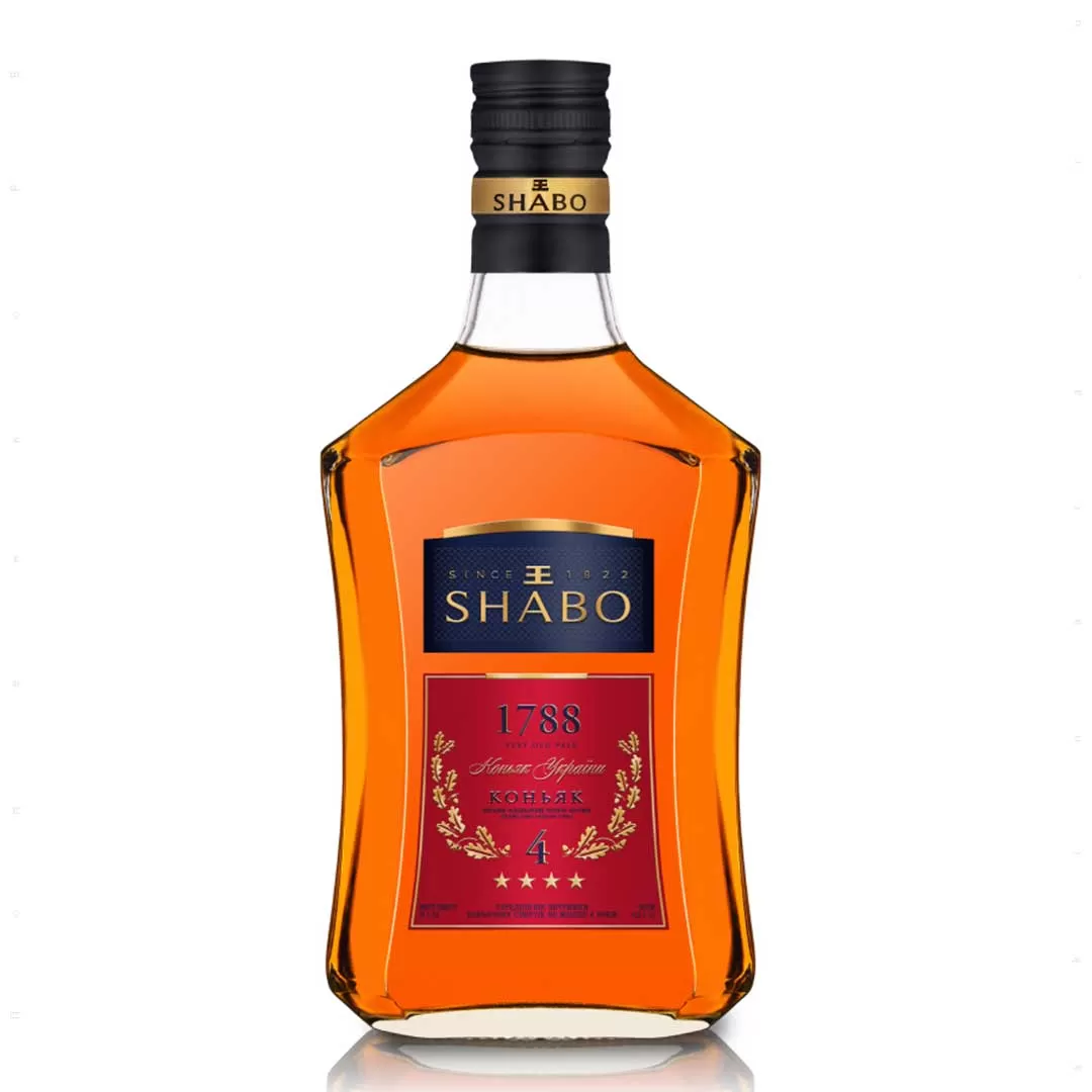 Коньяк України Shabo 1788 4 роки витримки 0,25л 40%