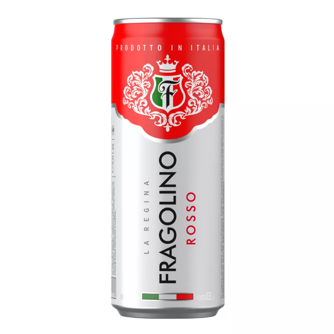 Напиток винный Fragolino Rosso La Regina ж/б 0,33л 7%