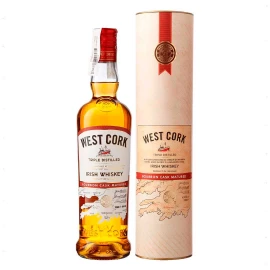 Виски West Cork Bourbon Cask 3 уо в тубусе 0,7л 40%