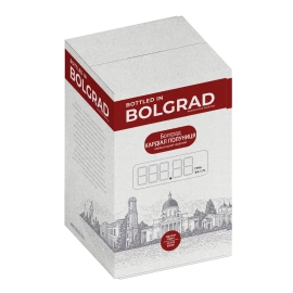 Напиток винный Болград Клубника красный полусладкий 10л 9-12%