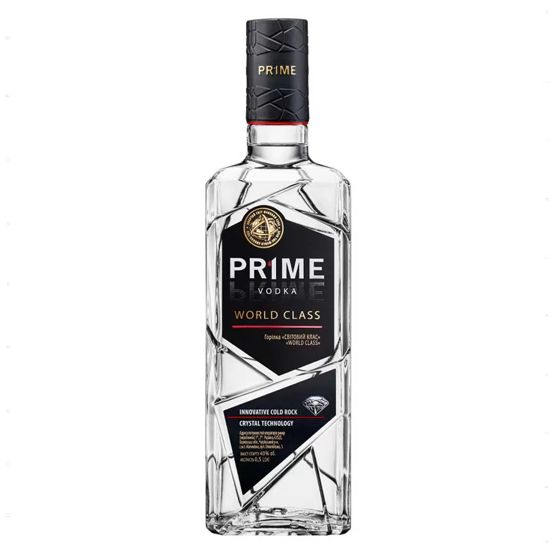 Водка Prime World Class 0,5л 40%