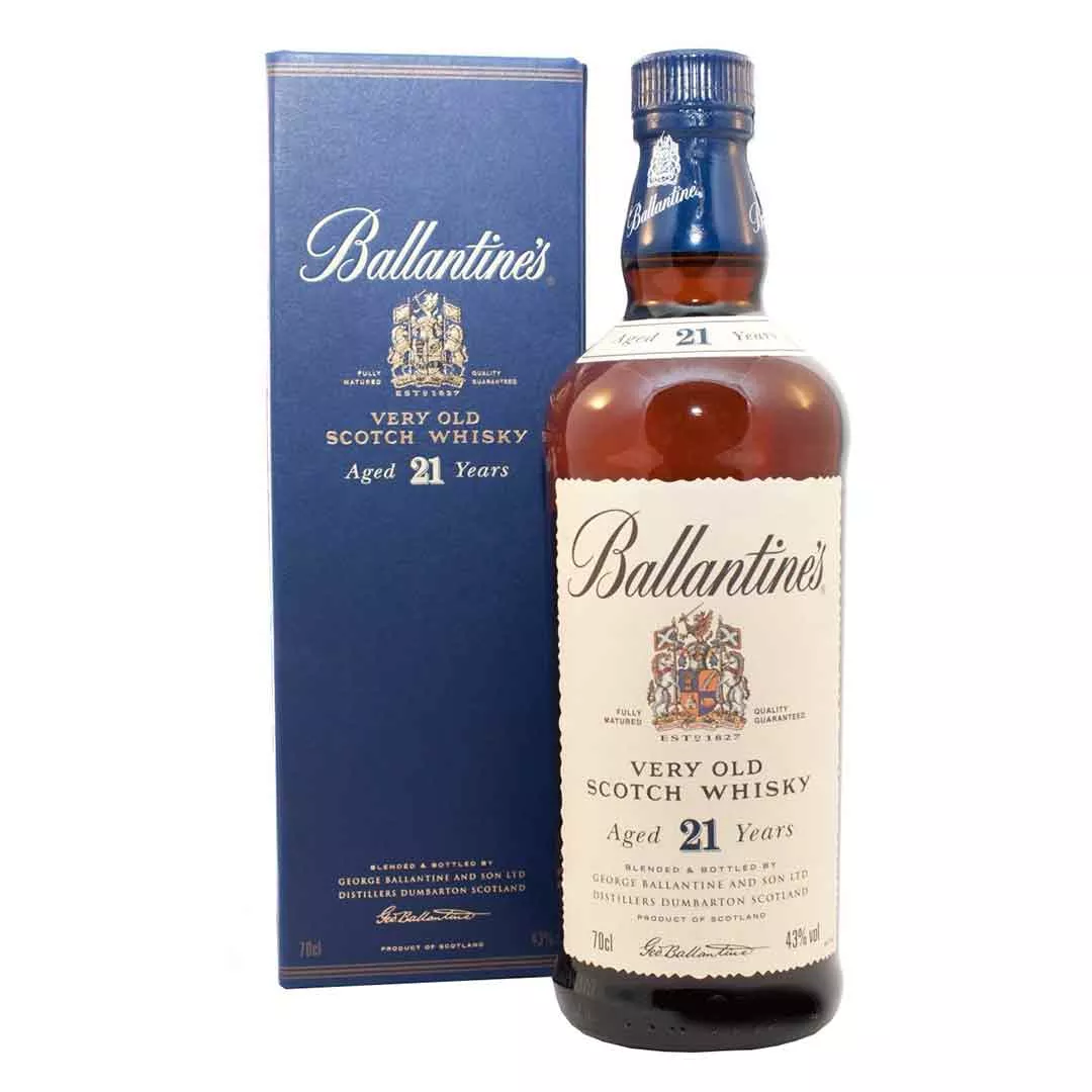 Виски Ballantine's Very Old 21 год выдержки 0,7 л 43% в коробке